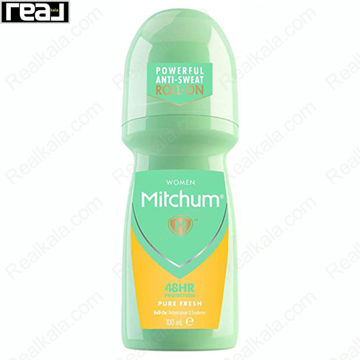 تصویر  مام رول ضد تعریق زنانه میچام مدل پیور فرش Mitchum Pure Fresh Deodorant Roll On 100ml