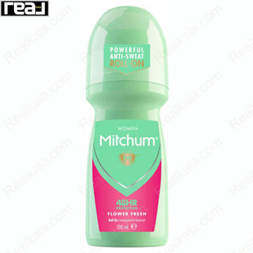 تصویر  مام رول ضد تعریق زنانه میچام مدل فلاور فرش Mitchum Flower Fresh Deodorant Roll On 100ml
