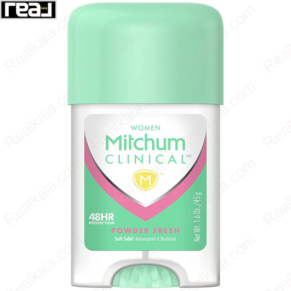 تصویر  مام ضد تعریق کلینیکال میچام پاودر فرش Mitchum Clinical Powder Fresh Anti Perspirant & Deodorant 45g