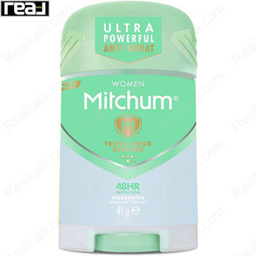 تصویر  استیک صابونی (مام) میچام مدل آنسکنتد Mitchum Unscented Anti-Perspirant & Deodorant 41g