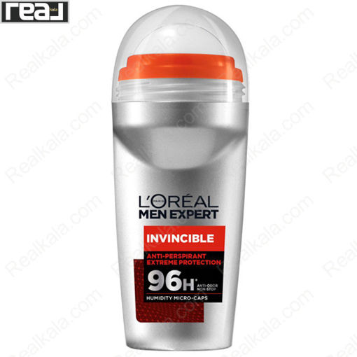 دئودورانت رولی (مام) لورال مدل اینوینسیبل Loreal Men Expert Invincible Deodorant Roll-On 96h
