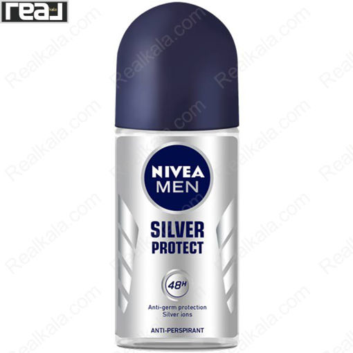 مام رول ضد تعریق مردانه نیوا سیلور پروتکت Nivea Men Silver Protect Roll On Deodorant