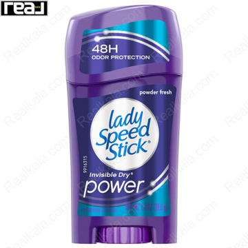 تصویر  مام استیک صابونی لیدی اسپید مدل پاودر فرش Lady Speed Stick Deodorant Powder Fresh 48h
