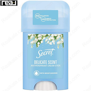 مام کرمی ضد تعریق Secret مدل Delicate Scent با رایحه ملایم و محافظت ۴۸ ساعته مناسب پوست حساس