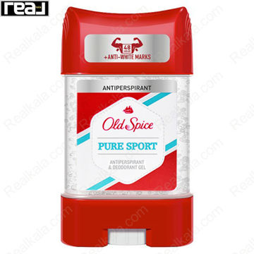 تصویر  ژل شفاف (مام ژله ای دانه دار) الد اسپایس مدل پیور اسپرت Old Spice Deodorant Gel Pure Sport