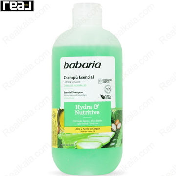 تصویر  شامپو آبرسان و تغذیه کننده مو باباریا Babaria Hydra Nutritive Shampoo 500ml