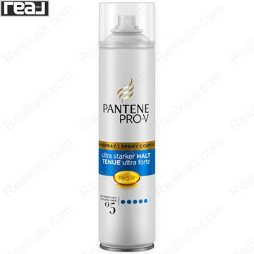 اسپری مو پنتن Ultra Strong Hold 05 حجم 250ml مناسب برای حفظ حالت مو و تثبیت استایل در طول روز