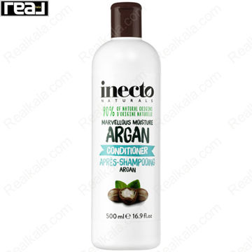نرم کننده مو اینکتو آرگان مرطوب کننده حیرت آور Inecto Marvellous Moisture Argan Conditioner 500ml