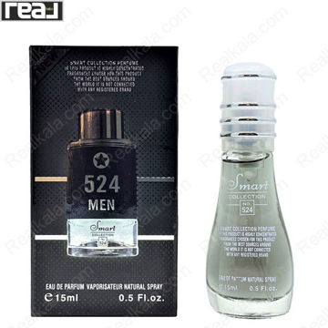 بطری اسمارت کالکشن کد 524 با تصویر عطر مون بلان اکسپلورر مردانه روی جعبه
