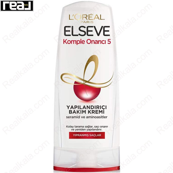 نرم کننده مو لورال Elseve Total Repair 5 مخصوص موهای آسیب دیده حجم 360 میل