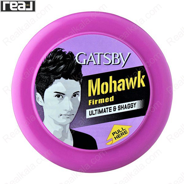 تصویر  واکس مو گتسبی قوطی بنفش Gatsby Mohawk Hair Wax 75ml