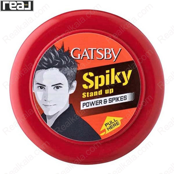 تصویر  واکس مو گتسبی قوطی قرمز Gatsby Wax Spiky Power & Spikes 75ml