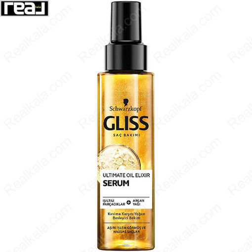 سرم اکسیر ترمیم کننده مو گلیس Gliss Hair Repair Ultimate Oil Elixir Serum