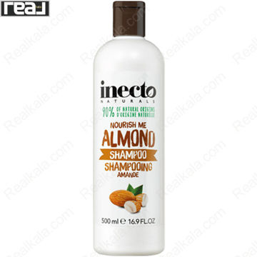 تصویر  شامپو روغن بادام اینکتو تقویت کننده مو Inecto Nourish Me Almond Shampoo 500ml