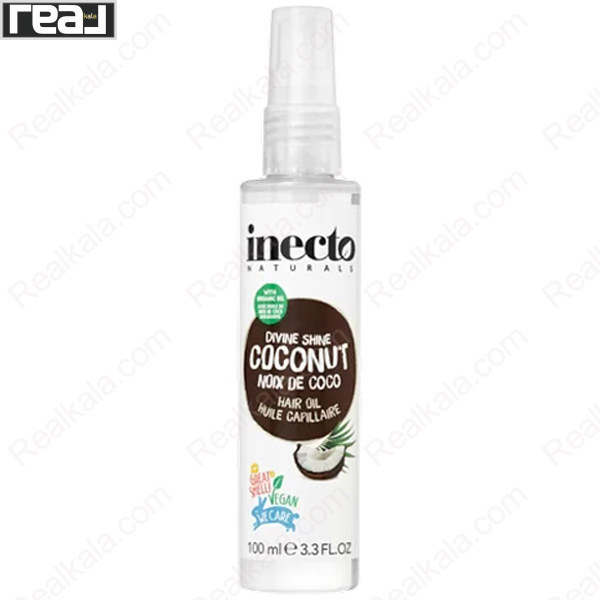 تصویر  روغن مو نارگیل اینکتو Inecto Coconut Hair Oil 100ml