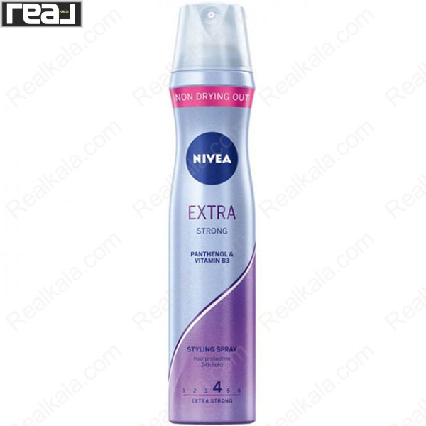 تصویر  اسپری نگهدارنده حالت مو نیوا مدل اکسترا استارک Nivea Hair Spray Extra Stark 250ml