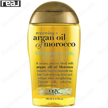 تصویر  روغن آرگان او جی ایکس برای انواع مو Ogx Argan Oil Of Morocco All Hair Types
