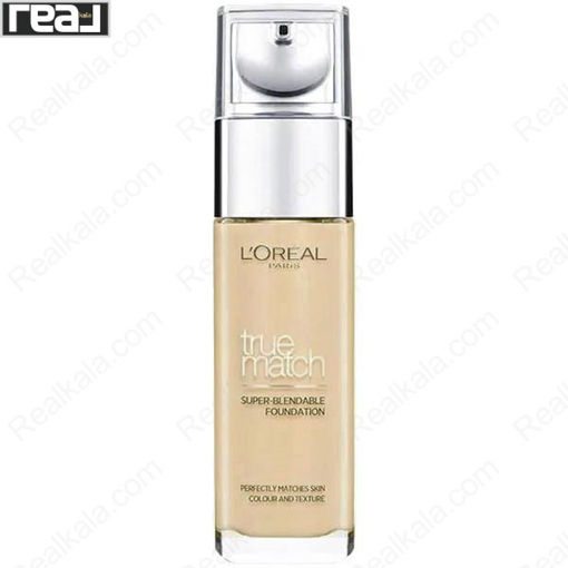 کرم پودر لورال ترومچ شماره LOreal True Match Super Blendable Foundation Beige 4N
