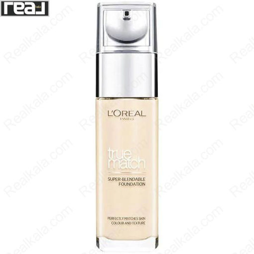 کرم پودر لورال ترومچ شماره LOreal True Match Super Blendable Foundation Golden Ivory 1D/1W