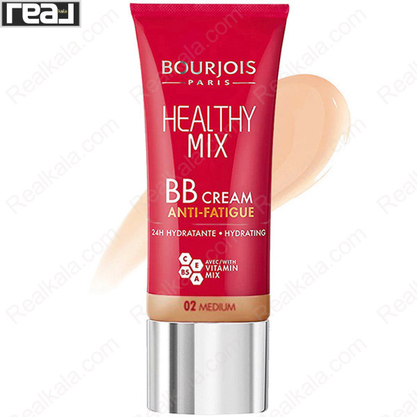 تصویر  بی بی کرم هلتی میکس بورژوا شماره 02 Bourjois Healthy Mix BB Cream