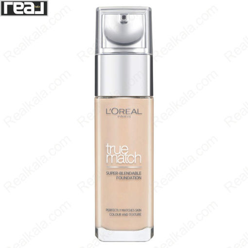 کرم پودر لورال ترومچ شماره LOreal True Match Super Blendable Foundation Creamy Beige 3N