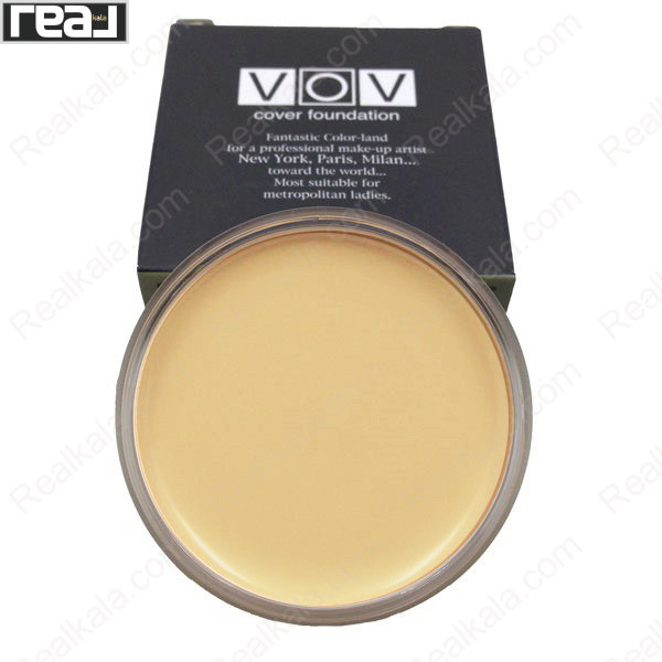 کرم پودر کاسه ای وو اصل شماره 3 VOV Cover Foundation Beige