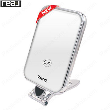آینه آرایشی رومیزی زد وان Z.ONE مدل Z-860 با بزرگنمایی 5X و طراحی تاشو