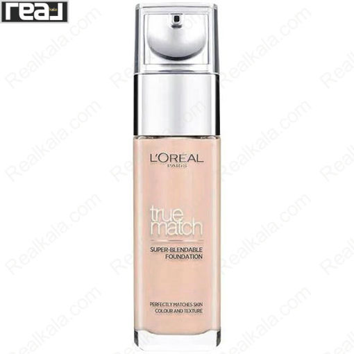 کرم پودر لورال ترومچ شماره LOreal True Match Super Blendable Foundation Rose Beige 3R/3C