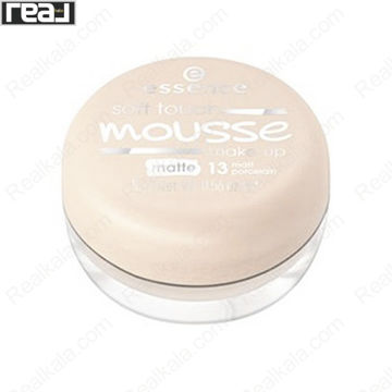کرم پودر موس Essence Soft Touch Mousse Make-Up شماره 13 Matt Porcelain با پوشش مات مخملی و بافت سبک