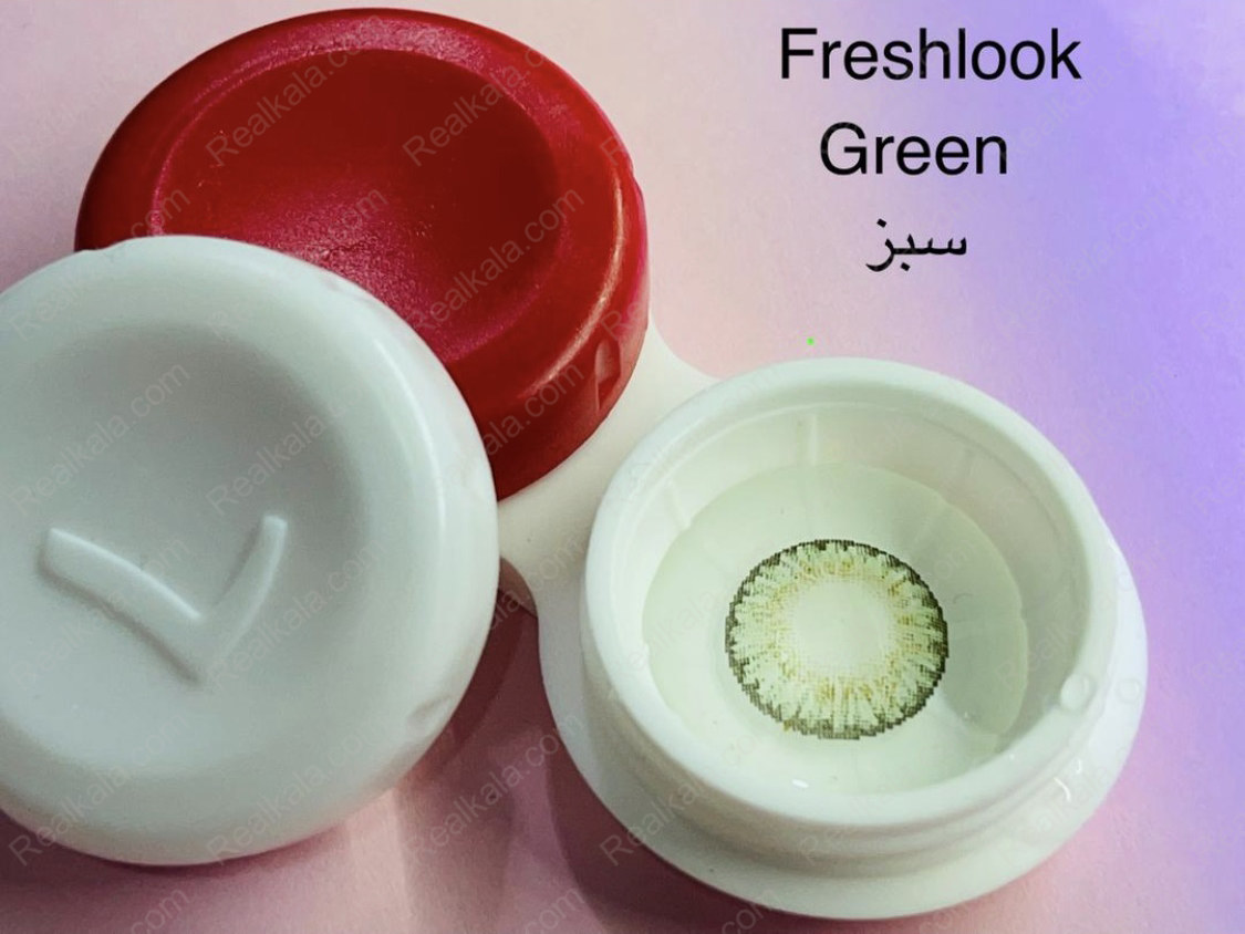 تصویر  لنز رنگی روزانه فرشلوک سبز FreshLook One-Day Color Contact Lens Green