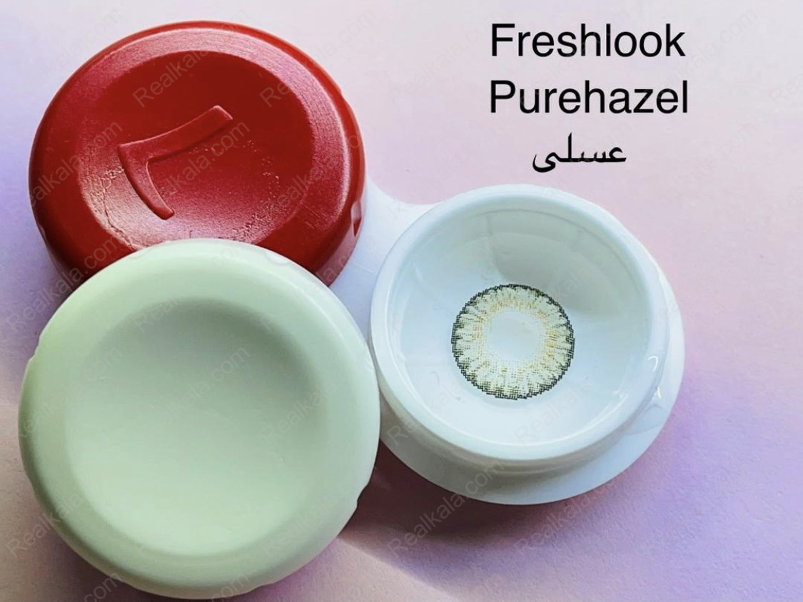 تصویر  لنز رنگی روزانه فرشلوک عسلی، فندقی FreshLook One-Day Color Contact Lens Pure Hazel