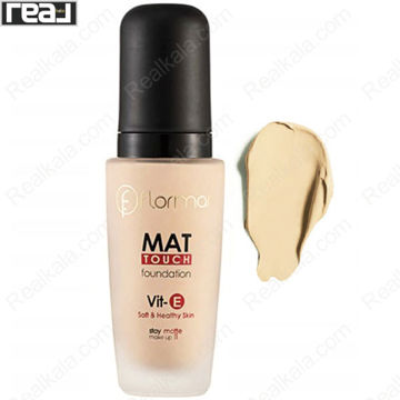 کرم‌پودر مت تاچ فلورمار شماره 304 رنگ Nude Ivory مخملی