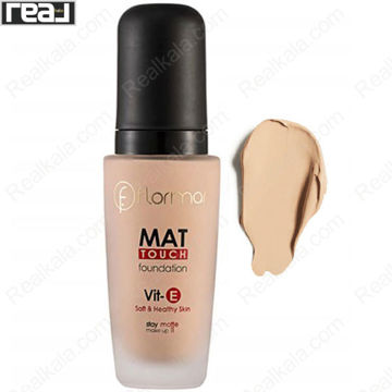 کرم‌پودر مت تاچ فلورمار شماره 301 رنگ Soft Beige مات برای پوست چرب