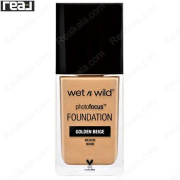 تصویر  کرم پودر فتوفوکوس وت اند وایلد 368 Wet n Wild Photo Focus Foundation Golden Beige