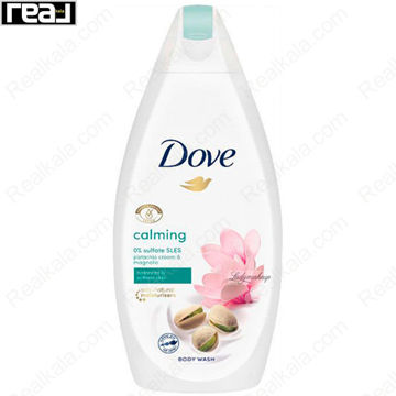 تصویر  شامپو بدن داو حاوی کرم پسته با رایحه گل مگنولیا Dove Body Wash Pistachio Cream & Magnolia 500ml