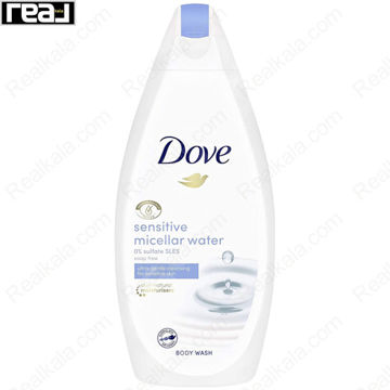 تصویر  شامپو بدن داو مدل میسلار واتر مناسب پوست حساس Dove Body Wash Sensitive Skin Micellar Water 500ml