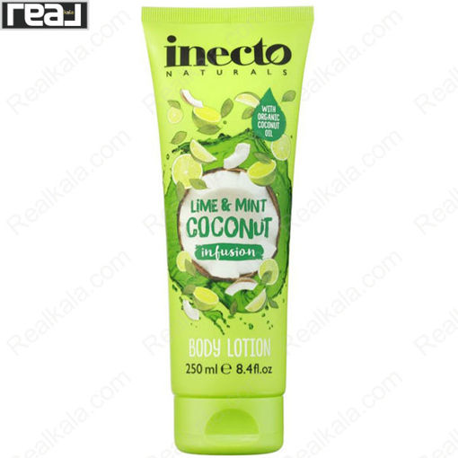 لوسیون بدن عصاره لیمو و نعناع اینکتو Inecto Naturals Lime & Mint Coconut Infusion Body Lotion