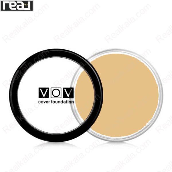 کرم پودر کاسه ای وو اصل شماره 23 VOV Cover Foundation Medium Beige