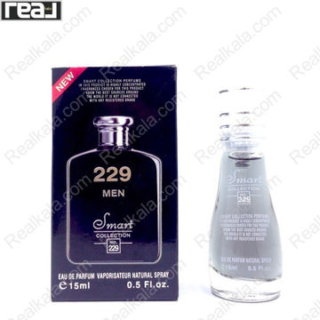 بطری اسمارت کالکشن کد 229 با تصویر عطر پولو بلک مردانه روی جعبه