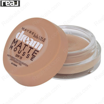 تصویر  کرم پودر دریم مت موس میبلین حاوی ضد آفتاب شماره 40 Maybelline Dream Matte Mousse