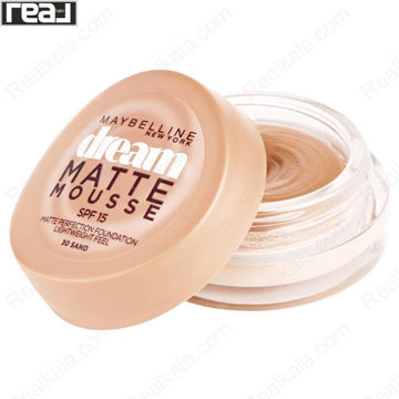 تصویر  کرم پودر دریم مت موس میبلین حاوی ضد آفتاب شماره 30 Maybelline Dream Matte Mousse