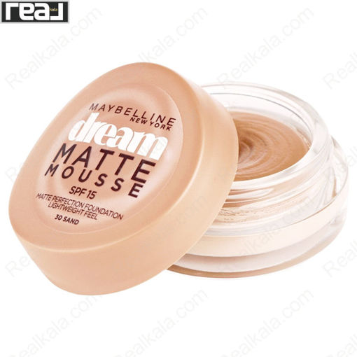 کرم پودر دریم مت موس میبلین حاوی ضد آفتاب شماره 30 Maybelline Dream Matte Mousse