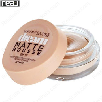 تصویر  کرم پودر دریم مت موس میبلین حاوی ضد آفتاب شماره 20 Maybelline Dream Matte Mousse