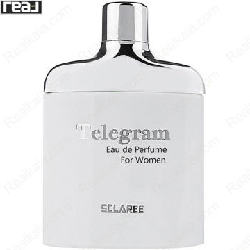 تصویر  ادکلن زنانه اسکلاره مدل تلگرام سفید Sclaree Telegram Eau De Parfum For Women