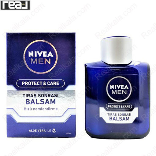 افتر شیو بالم نیوا سری من مدل پروتکت اند کر آلوئه ورا Nivea Men Protect & Care After Shave Balsam