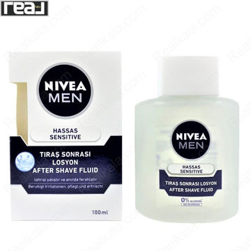 تصویر  لوسیون افتر شیو نیوا سری من مدل حساس سنسیتیو Nivea Men Hassas Sensitive After Shave Losyon