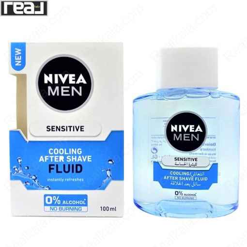 افتر شیو نیوا سری من مدل سنسیتیو کولینگ فلوید Nivea Men Sensitive Cooling After Shave Fluid
