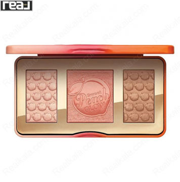 پالت هایلایتر و رژگونه تو فیسد مدل Sweet Peach Glow