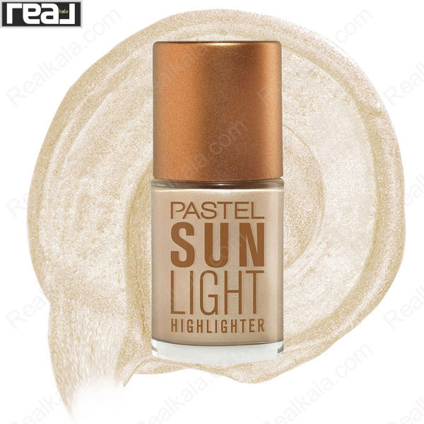 بافت و رنگ هایلایتر مایع پاستل مدل Sun Light