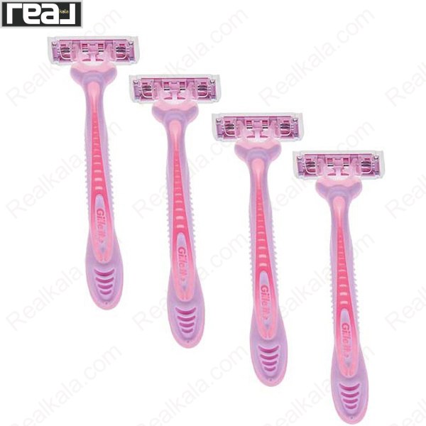 تصویر  خود تراش ژیلت مدل ونوس سه لبه بسته 4 عددی Gillette Simply Venus 3 Blades
